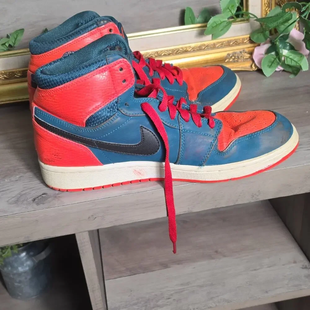 Nike Air Jordan 1 Retro High 'Russell Westbrook' 8.5 Teal And Orange